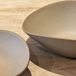 primitive ceramic bowls wabi-sabi minimalist table setting