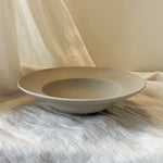ceramic soup bowls rough volcanic texture wide rim artisan