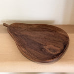 Hand-Carved Pear Wooden Tray