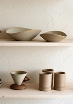 "The Primitive" Rough Stoneware Collection Flared-Rim Bowl