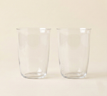 hand blown drinking glass flared rim short tall borosilicate SundayWare