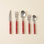 Artisan Riveted Flatware Set RED