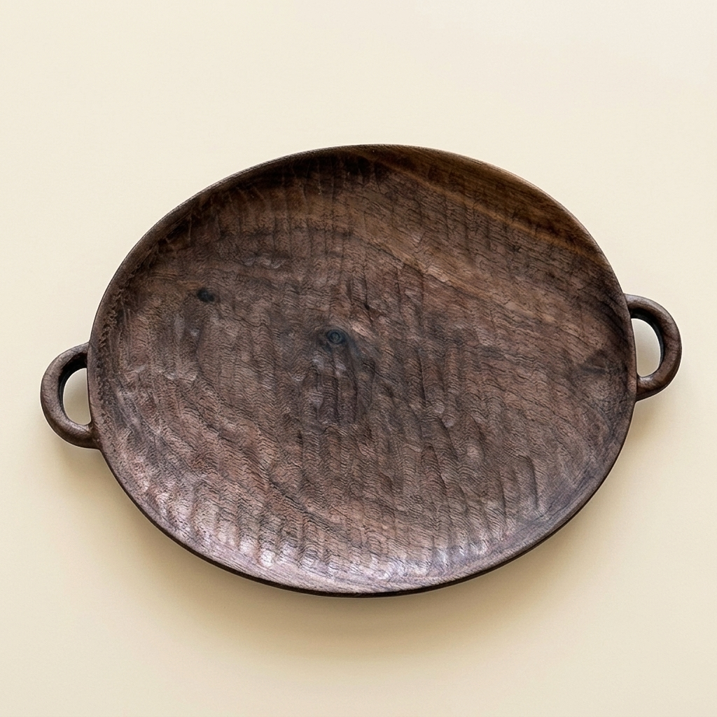 "The Gathering" Hosting Trio - Hand-Carved Wood Tray Set