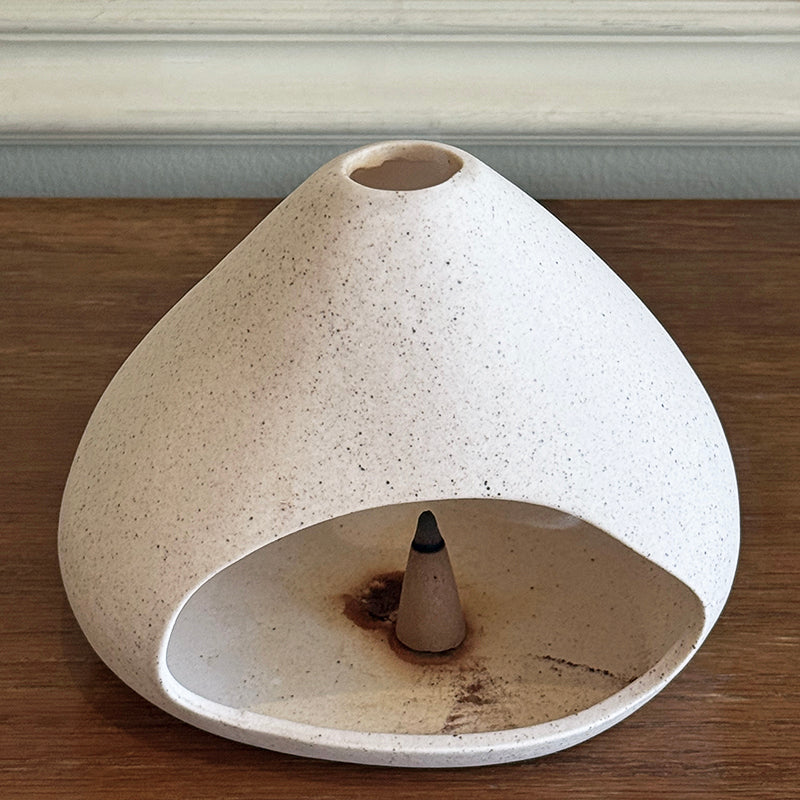 Ceramic Incense Burner Texture