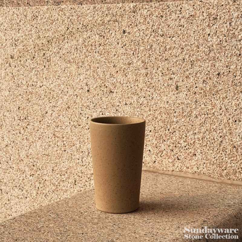 stoneware coffee mug organic glaze natural texture desert aesthetic