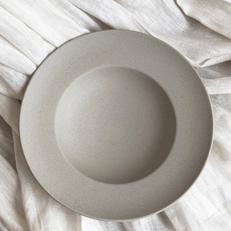 ceramic soup bowl wide rim inner diameter stoneware SundayWare