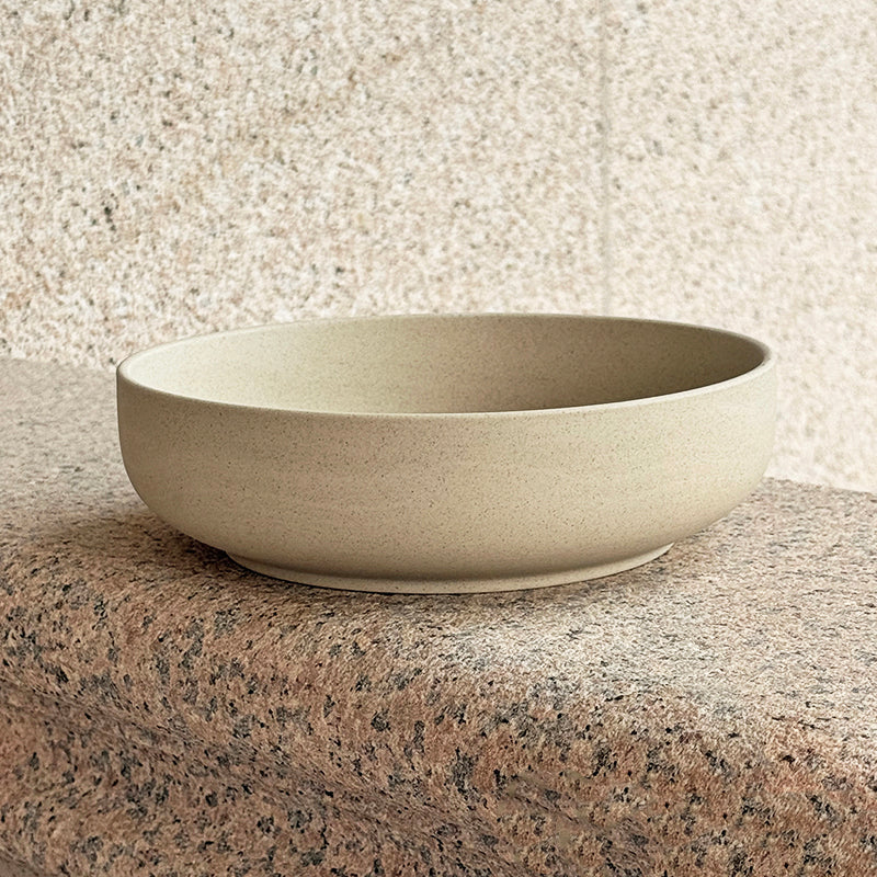 ceramic bowl set large small nesting primitive SundayWare