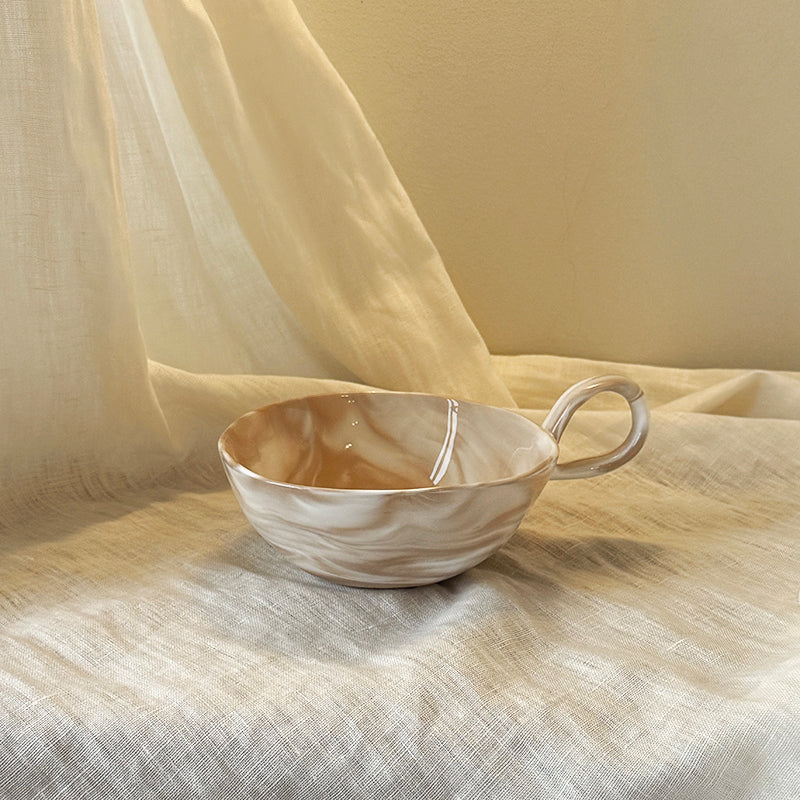 ceramic plates and bowls marble swirl slow morning ritual