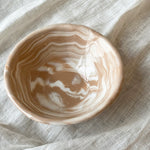 nerikomi ceramic bowl top view marble pattern unique