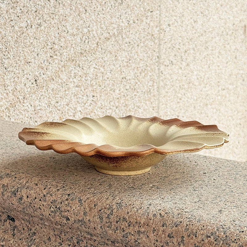 The Sunburst 10" Wide-Rim Soup & Pasta Plate