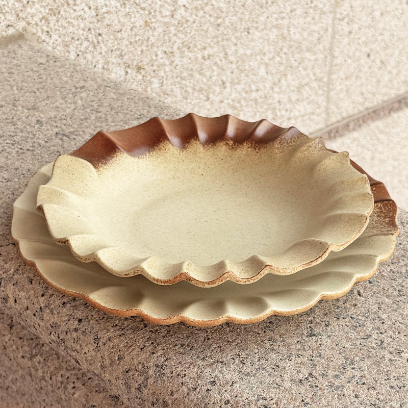 The  Sunburst  8.5" Deep Ripple Plate