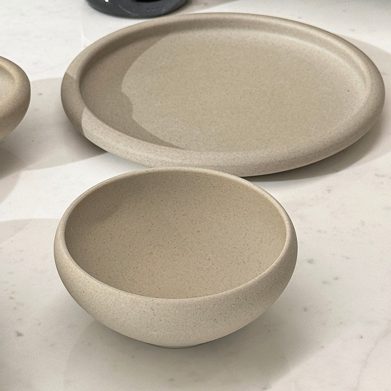 Handcrafted Stoneware Bowl - Organic Earth Tone