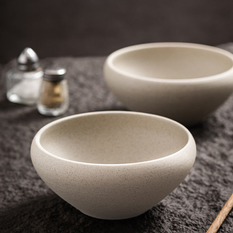 Handcrafted Stoneware Bowl - Organic Earth Tone