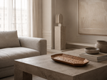 Hand-Carved Octagonal Wooden Tray