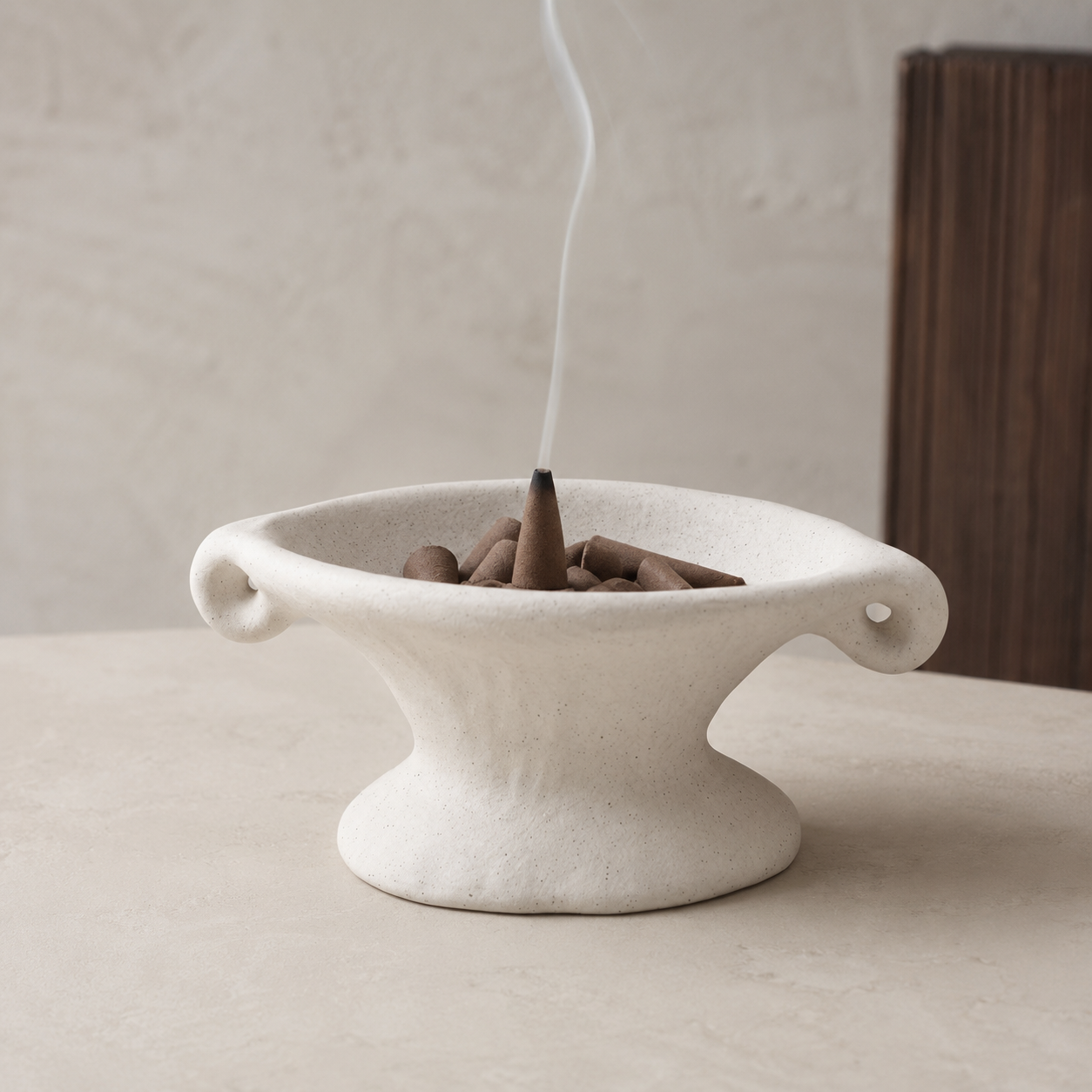 Dual-Handle Incense & Palo Santo Tray