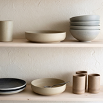 "The Primitive" Rough Stoneware Collection Straight-Sided Bowl