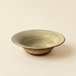 "Saturn's Orbit" Hand-Painted Artisanal Ceramic Collection Hat-Shaped Plate (Wide-Rim Bowl)