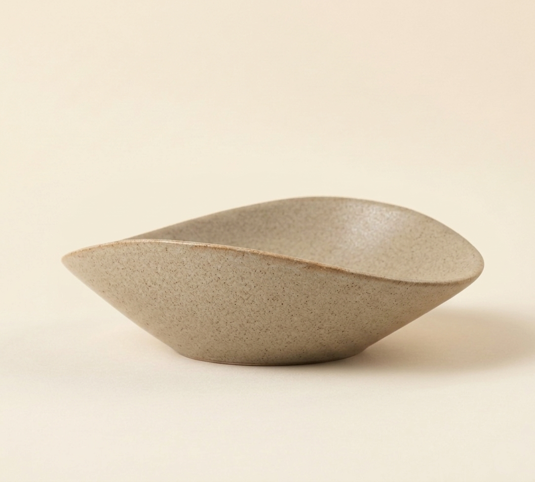 ceramic bowls rough stoneware primitive matte texture SundayWare