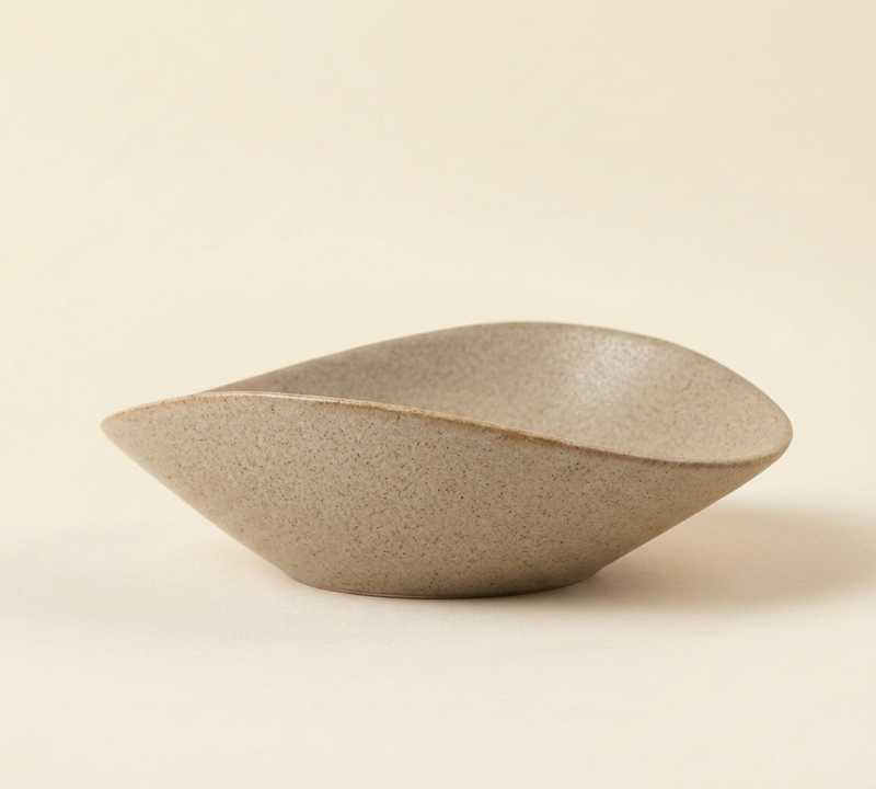 ceramic bowls rough stoneware primitive matte texture SundayWare
