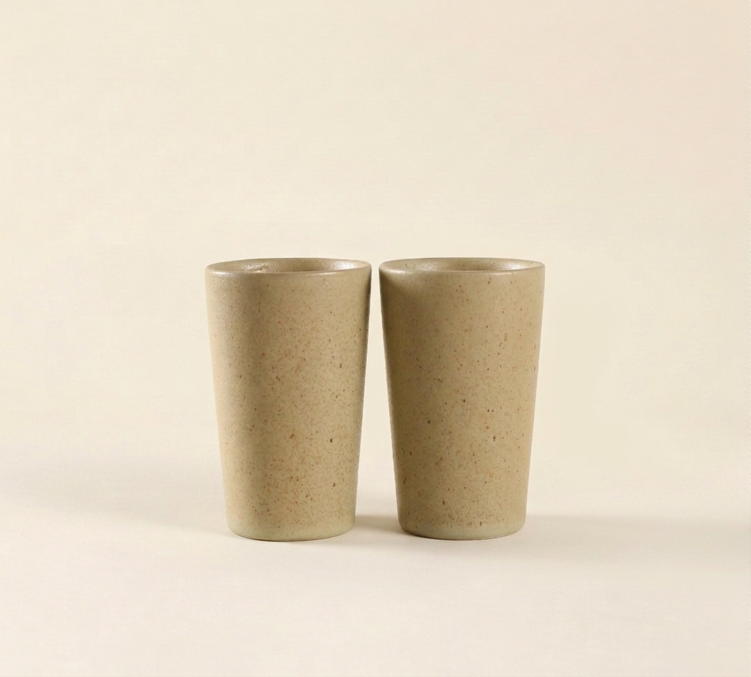 ceramic coffee mugs artisan stoneware flow mug tapered SundayWare