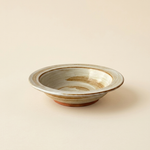 stoneware dinnerware saturn wide rim deep plate handcrafted