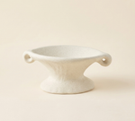 incense burner dual handle ceramic unglazed texture