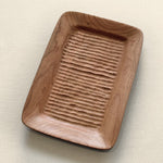 "First Table" Housewarming Gift Set - Hand-Carved Wood Tray Trio