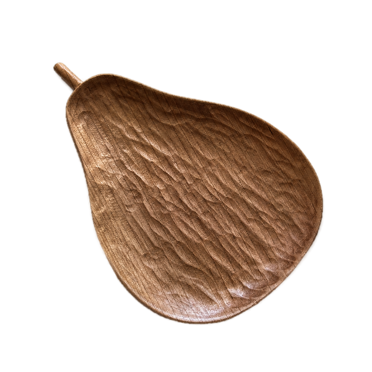 Hand-Carved Pear Wooden Tray